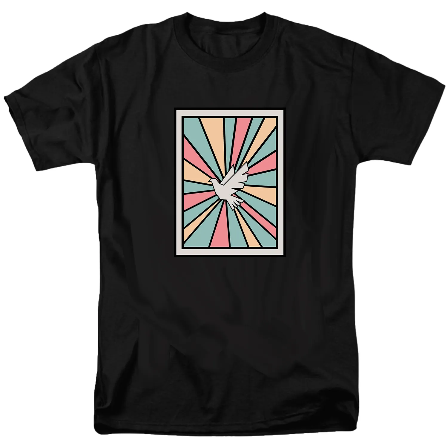 The Holy Spirit Pentecost Black Tee