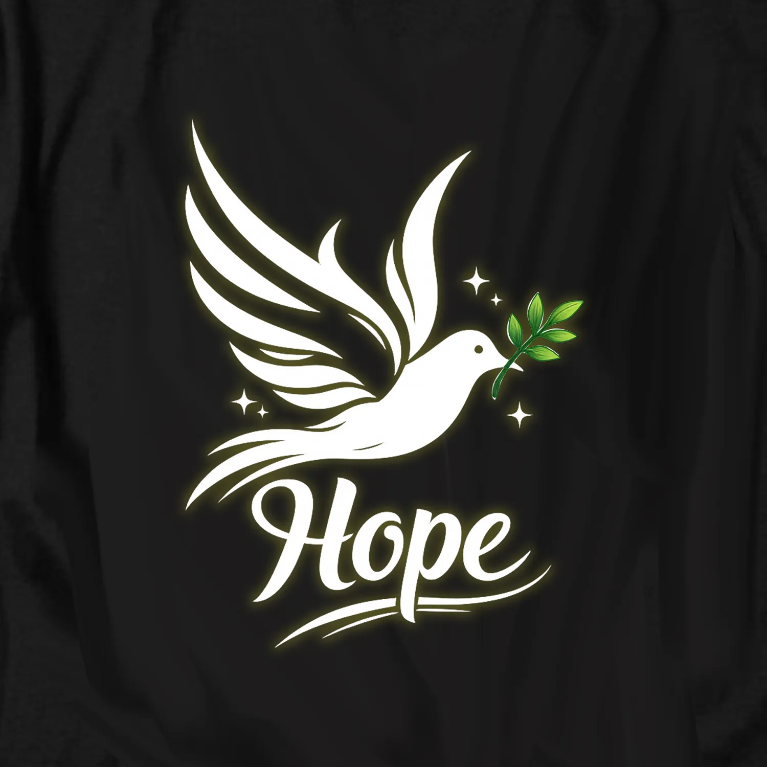 Carried by Hope Black Tee – view 2