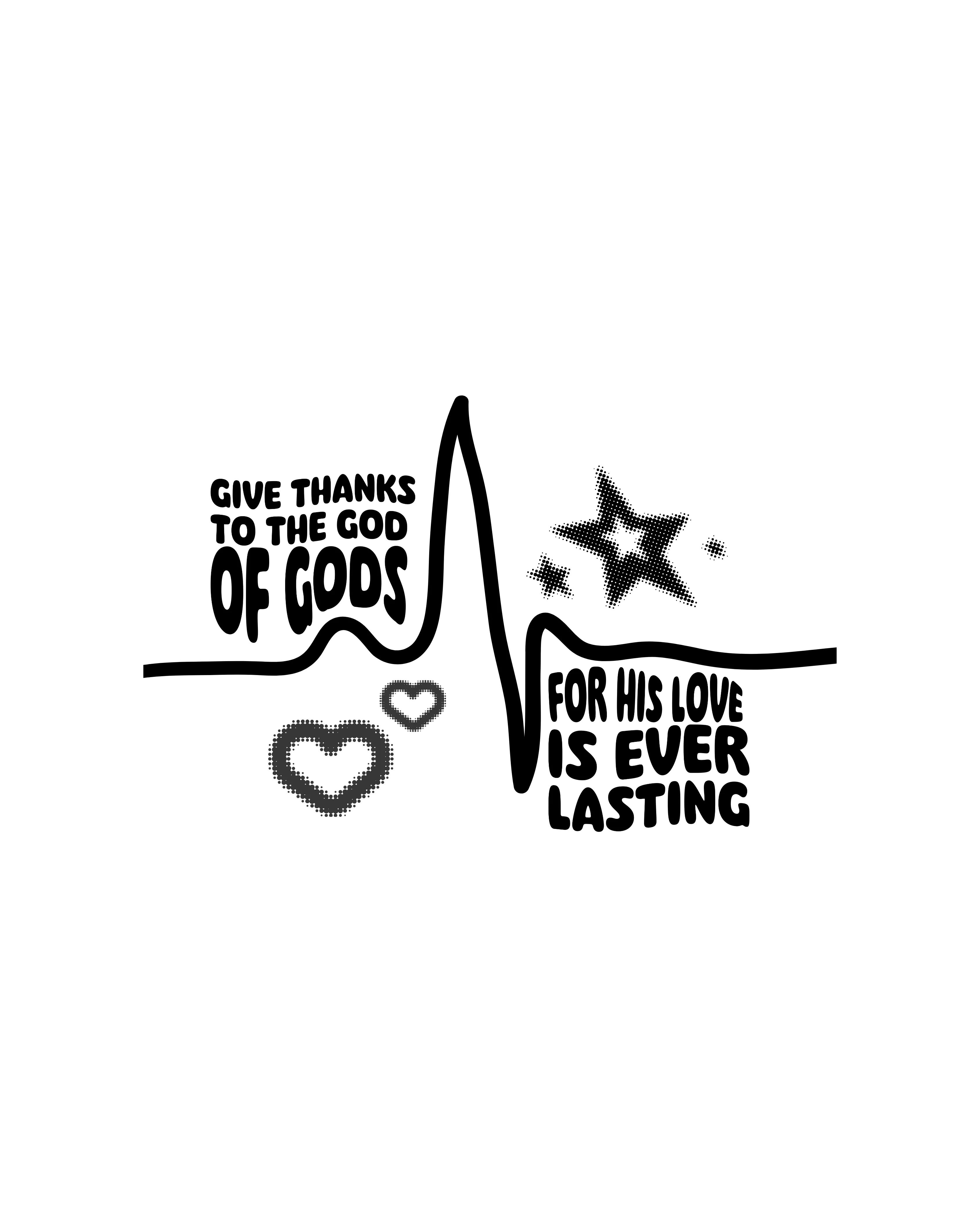 Give Thanks To The God Of Gods Tee – view 2
