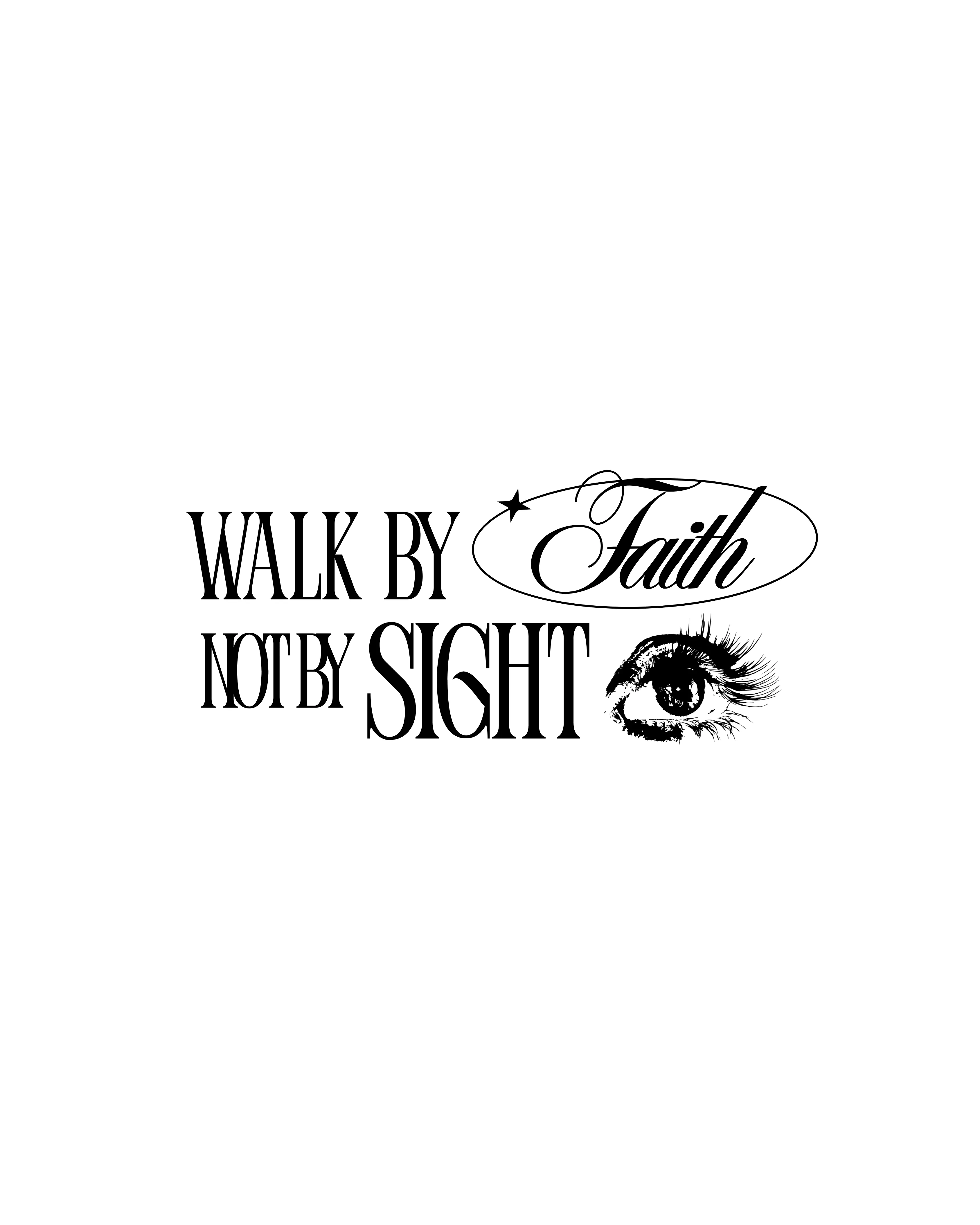 Walk By Faith Not By Sight Tee – view 2